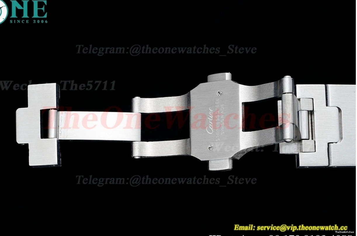 SS AMG 40mm Mens Santos Dial RG SS 100 XL MY9015 Black 0204